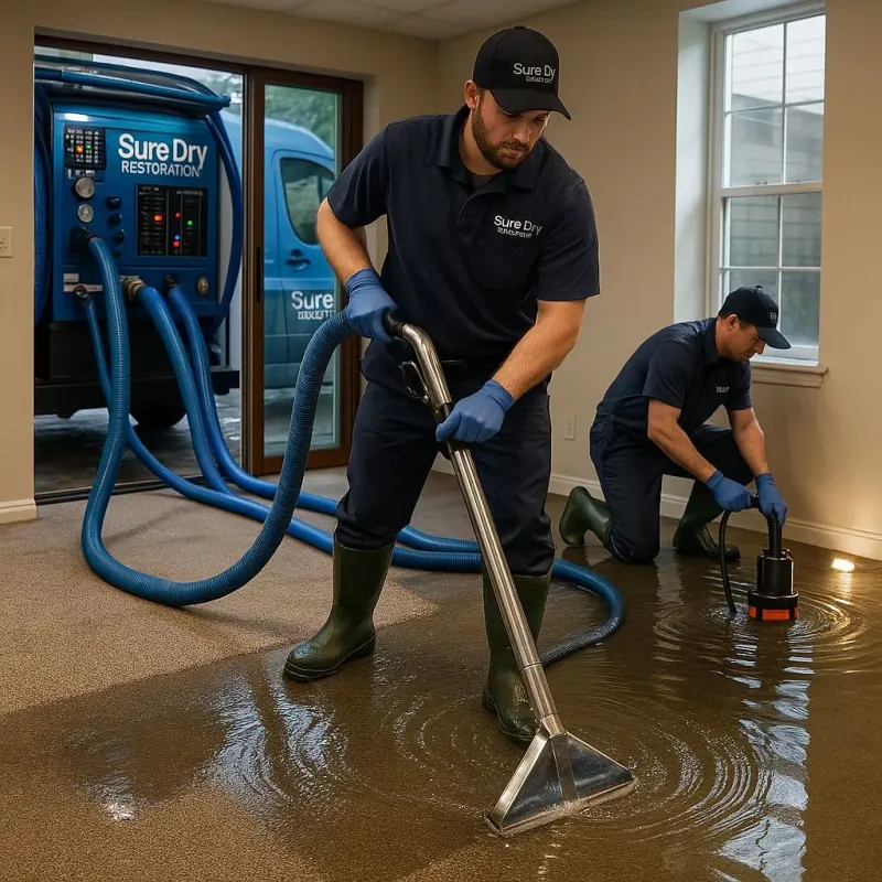 Water Extraction and Removal process in Elk Rapids, MI